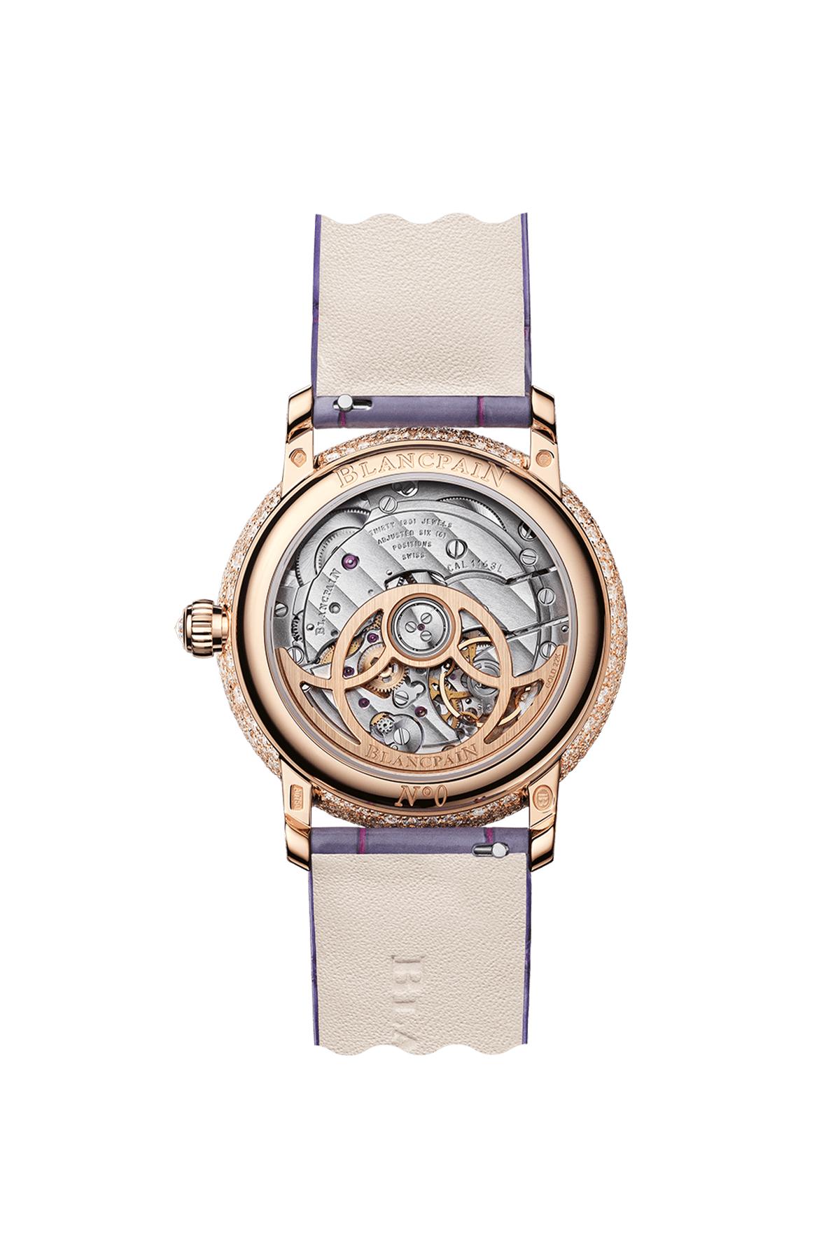 Dos de montre Blancpain en or rose