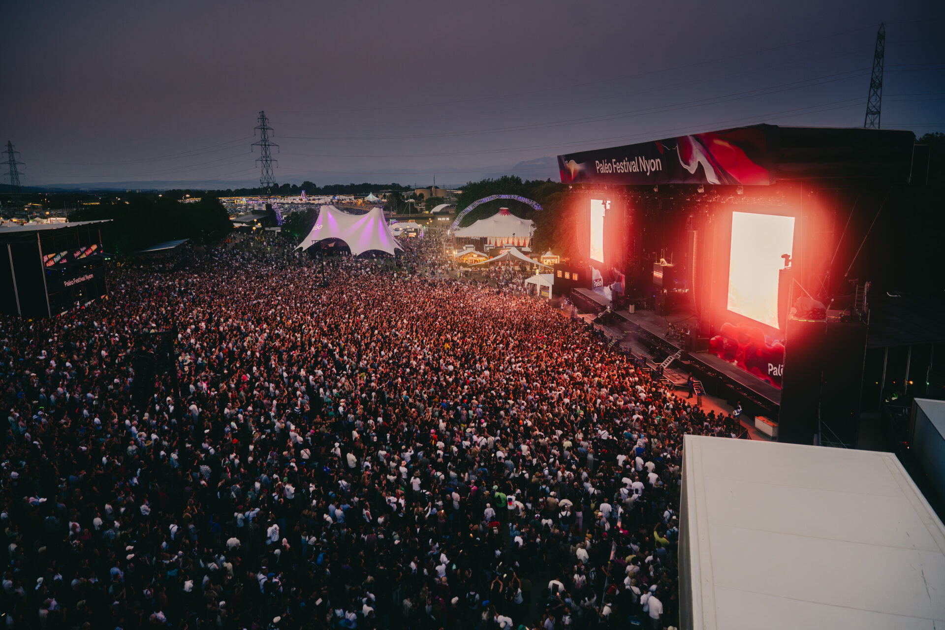 Foule immense au Paleo Festival Nyon