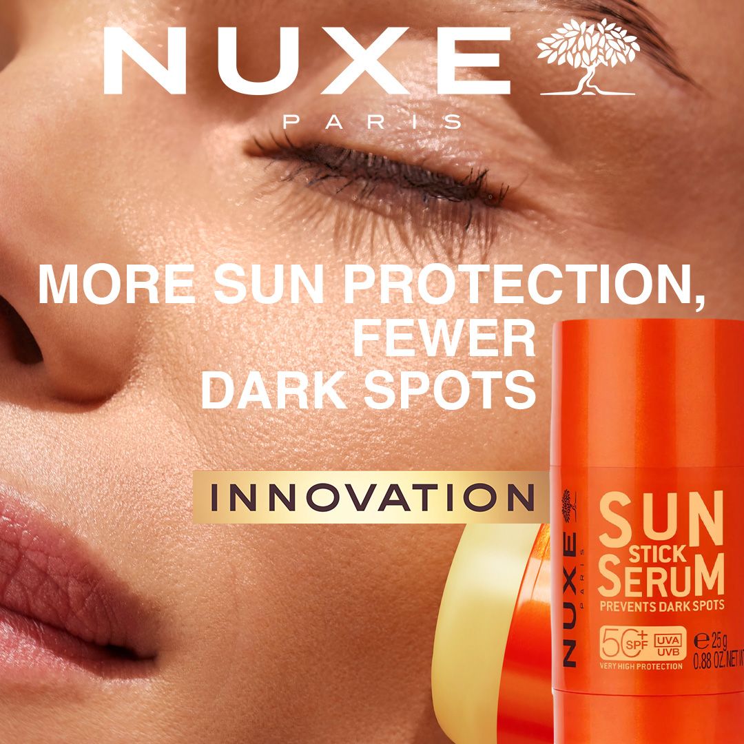 Stick solaire Nuxe SPF50+ contre taches