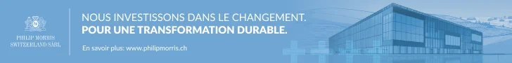 Bannière Philip Morris sur la transformation durable