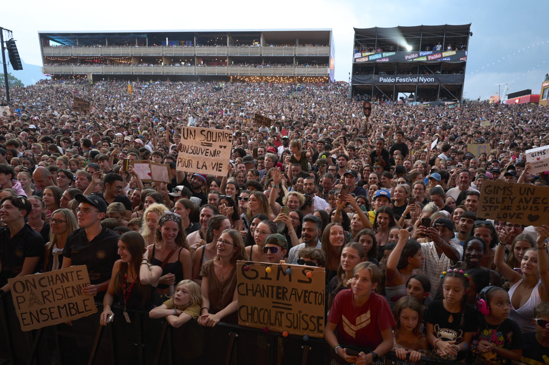 Foule immense au Paléo Festival de Nyon